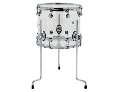 DRUM WORKSHOP FLOOR TOM DESIGN ACRYLIC 14x12 Сlear напольный том