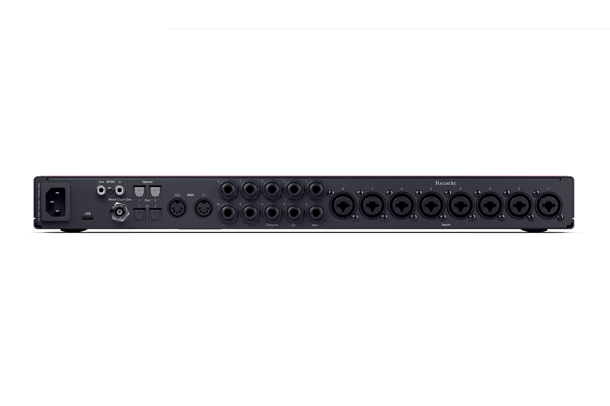 Аудиоинтерфейс Focusrite Scarlett 18i20 4th Gen, Черный - 11