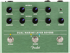 Педаль эффектов Fender DUAL MARINE LAYER REVERB, Черный