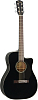 Акустическая гитара Fender CC-60SCE Black - 2