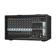 Behringer PMP2000D - микшер-усилит, 2x500 Вт на 8 Ом (2 x 1000 Вт на 4 Ом),14 каналов