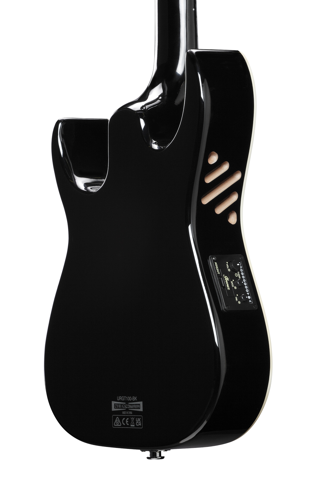 Укулеле Ibanez URGT100-BK, Черный - 16