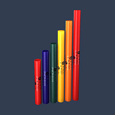 BWPW-P Boomwhackers Музыкальные трубки, пентатонический набор 6 нот, Boomwhackers