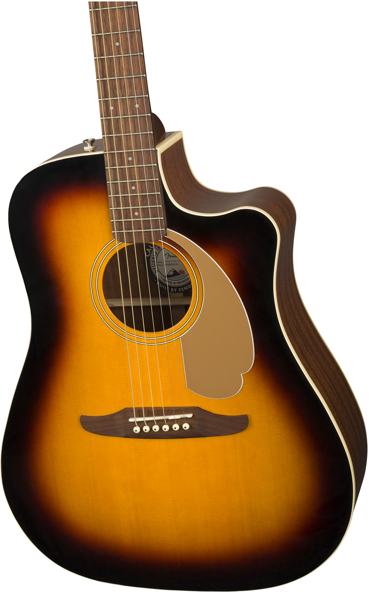 Акустическая гитара Fender Redondo Player Sunburst - 12