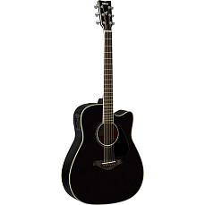 Электроакустическая гитара Yamaha FGX830C BLACK