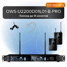 Двухканальная радиосистема Октава OWS-U2200D01L01-B-PRO