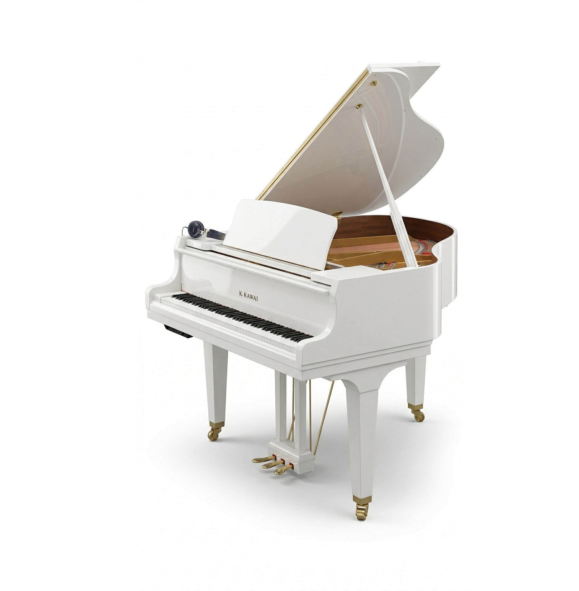 Гибридный сайлент рояль Kawai GL-20 ATX4 WH/P - 2
