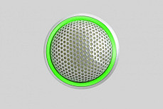 Микрофон конференционный SHURE MX395AL/O-LED