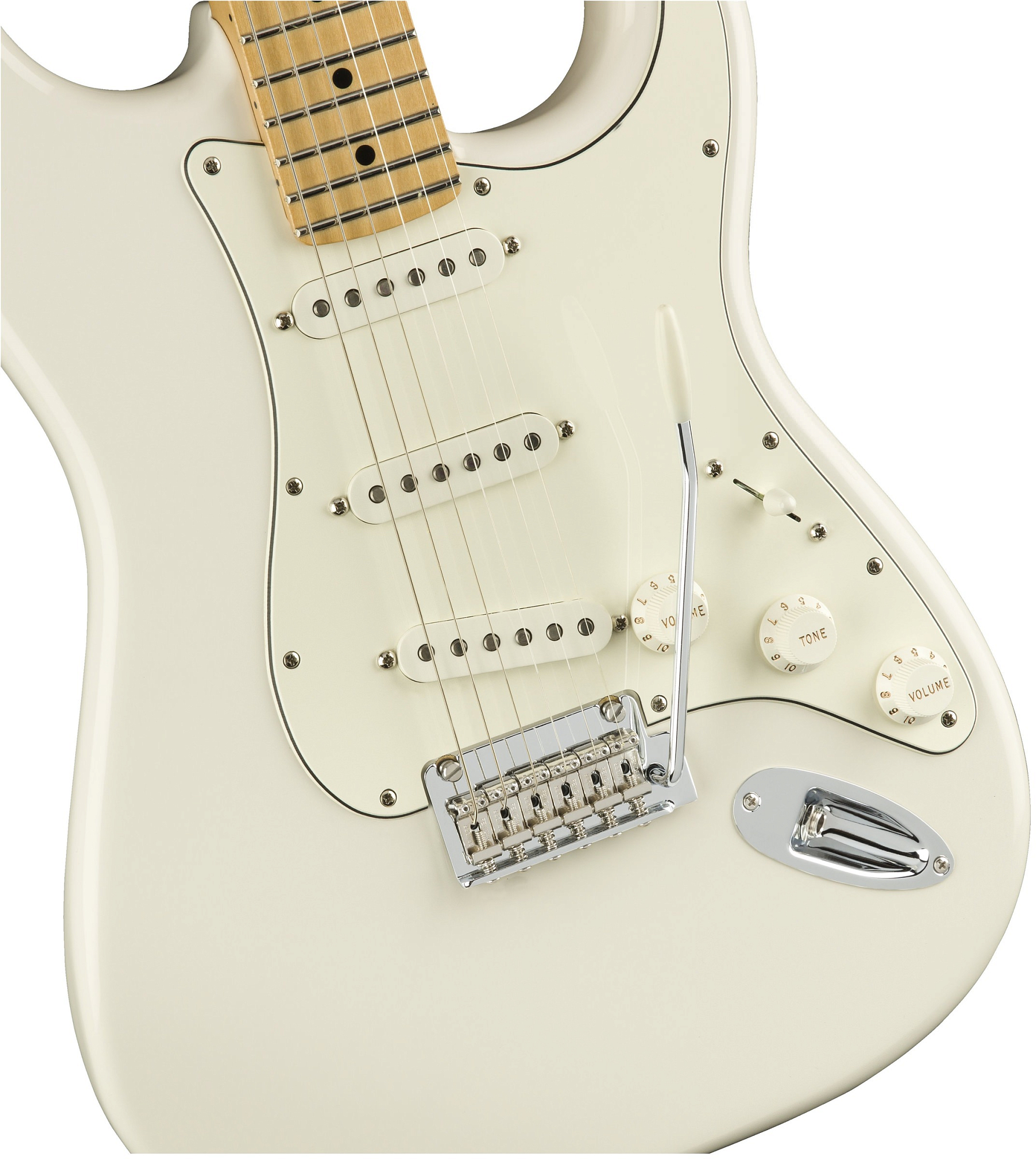Электрогитара Fender PLAYER Stratocaster MN Polar White, Белый полярный - 11