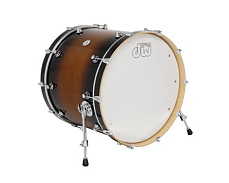 DRUM WORKSHOP BASS DRUM DESIGN 22x18 Tobacco Burst бас барабан