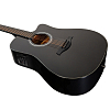 Акустическая гитара Rockdale Aurora D5 C BK E Gloss, Черный - 7