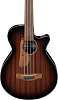 Бас-гитара Ibanez AEGB24FE-MHS, Коричневый санбёрст - 3