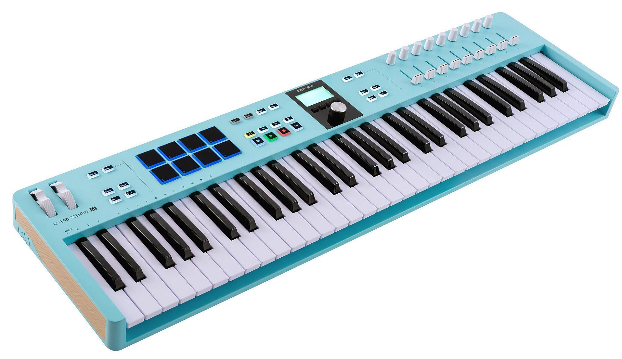 MIDI-клавиатура Arturia KeyLab Essential 61 mk3 Aquamarine - 8