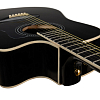 Акустическая гитара Rockdale Aurora D7 C Bk Gloss - 7