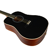 Акустическая гитара Rockdale Aurora D7 Bk Satin, Черный - 7