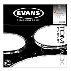 ETP-G2CLR-R G2 Clear Rock Набор пластика для том барабана, 10/12/16, Evans