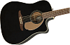 Акустическая гитара Fender Redondo Player Jetty Black - 3