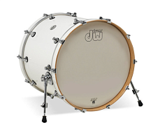 DRUM WORKSHOP BASS DRUM DESIGN 22x18 White Gloss бас барабан