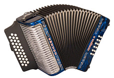 Баян диатонический Hohner Corona II GCF (dark blue)