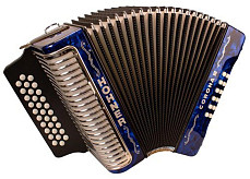 Баян диатонический Hohner Corona III ADG (dark blue)