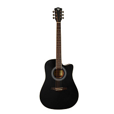 Акустическая гитара Rockdale Aurora D6 C Bk Satin, Черный