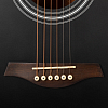 Акустическая гитара Rockdale Aurora D6 C Bk Satin, Черный - 7