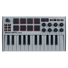 MIDI-клавиатура Akai Pro MPK Mini 3 Grey