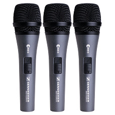 Комплект микрофонов Sennheiser 3-PACK e835-S