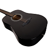 Акустическая гитара Rockdale Aurora D5 Bk Gloss, Черный - 4