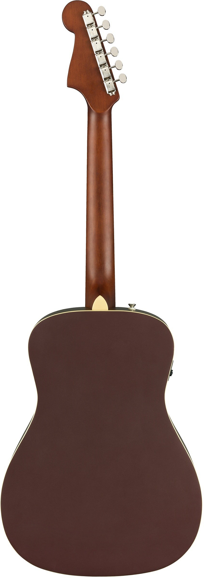 Акустическая гитара Fender Malibu Player Burgundy Satin, Бордовый - 9