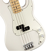 Бас-гитара Fender PLAYER Precision Bass MN Polar White, Белый полярный - 4