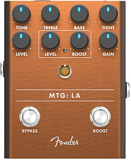 Педаль эффектов Fender MTG:LA TUBE DISTORTION, Черный
