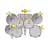 Динамический микрофон AKG DRUMSET PREMIUM - 3