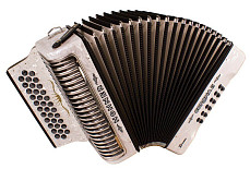 Баян диатонический Hohner Corona II XTREME GCF (white)