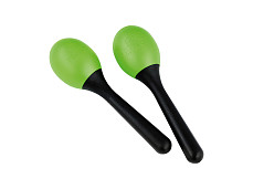 NINO569GG Маракасы пластиковые, зеленые, Nino Percussion