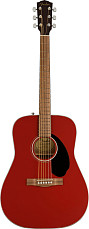 Акустическая гитара Fender CD-60 Dreadnought Cherry, Вишнёвый