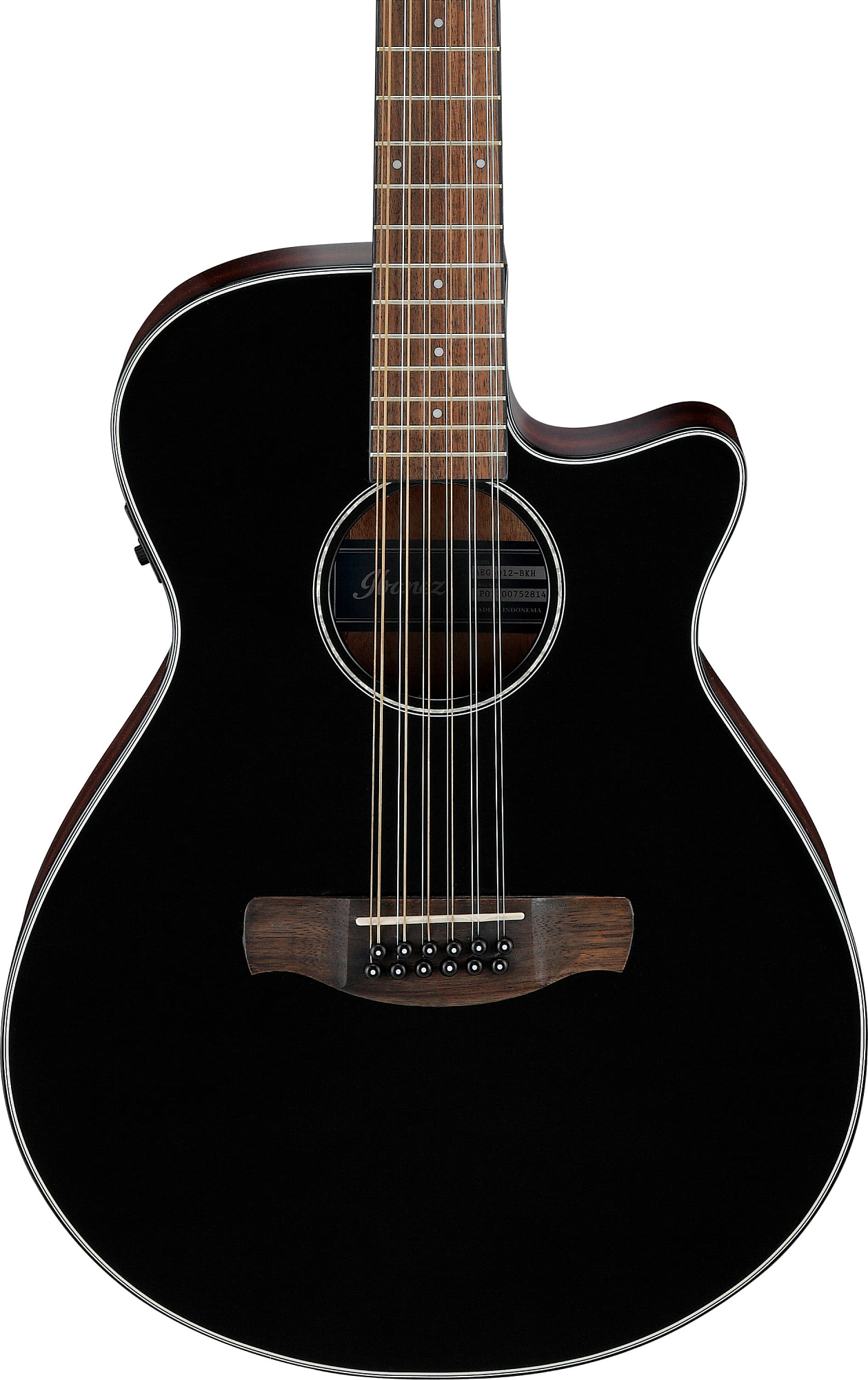 Акустическая гитара Ibanez Aeg5012-Bkh - 12