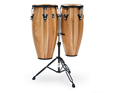 LP LPA646B-AW Aspire Wood Congas Set w/Basket Stands Natural комплект конга