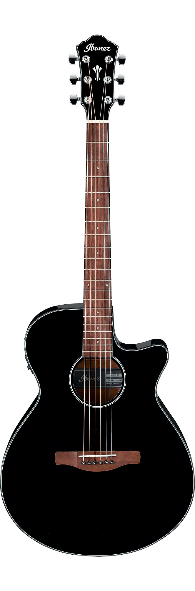 Акустическая гитара Ibanez Aeg50-Bk, Черный - 7