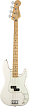 Бас-гитара Fender PLAYER Precision Bass MN Polar White, Белый полярный - 1