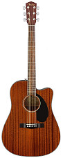 Акустическая гитара Fender CD-60SCE Mahogany