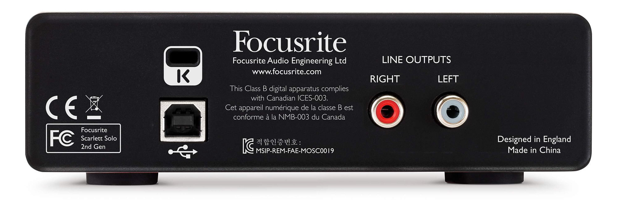 Аудиоинтерфейс Focusrite Scarlett Solo 2nd Gen, Черный - 11
