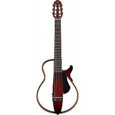 Электроакустическая гитара - Silent Yamaha SLG200N CRIMSON RED BURST