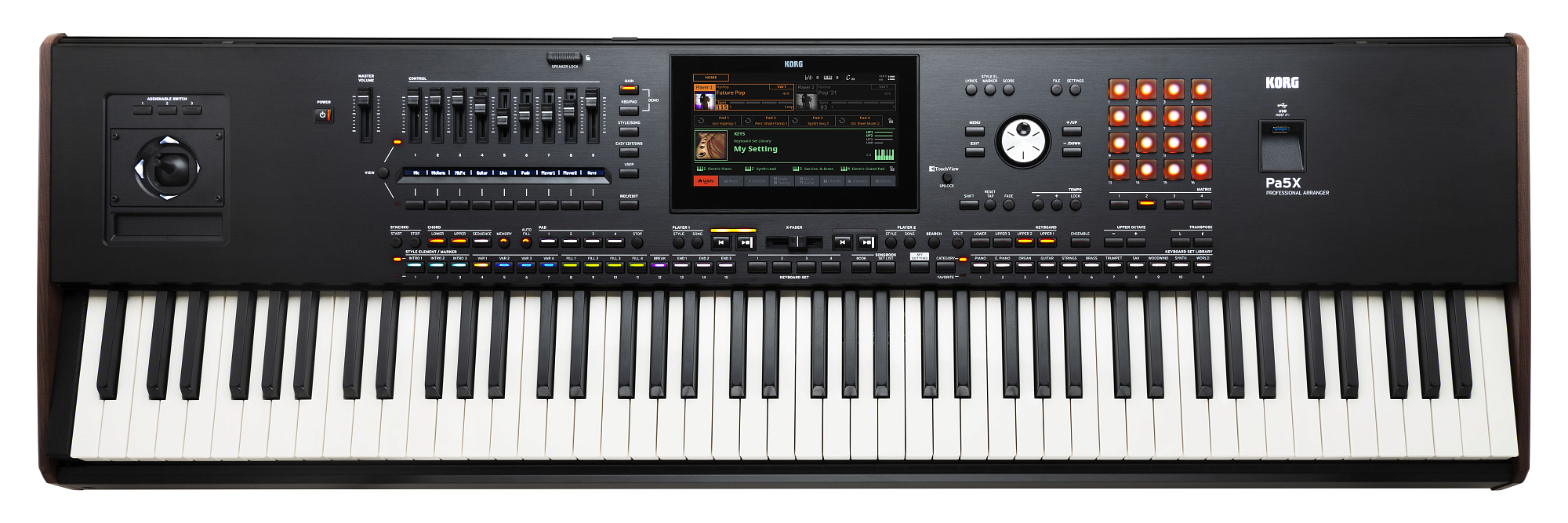 Синтезатор Korg PA5X-88, Черный - 7