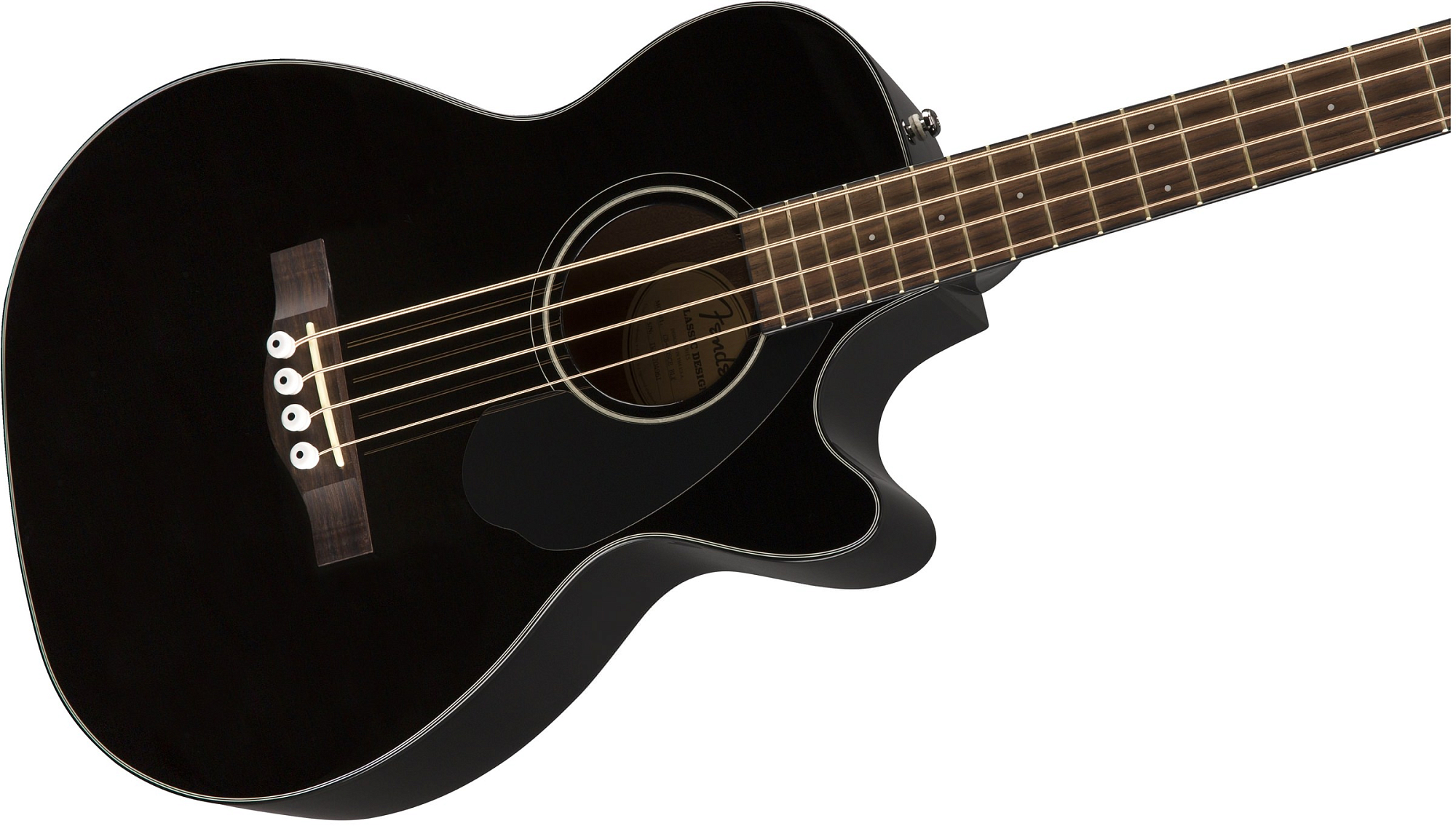 Бас-гитара Fender CB-60SCE Bass Black LR - 7