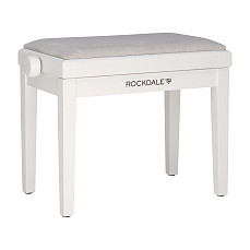 Банкетки для клавишных инструментов Rockdale RHAPSODY 135 SV WHITE GREY