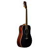 Акустическая гитара Rockdale Aurora D7 Bk Satin, Черный - 2