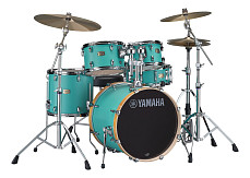 Комплект акустических барабанов Yamaha Stage Custom Birch SBP0F5 Matte Surf Green