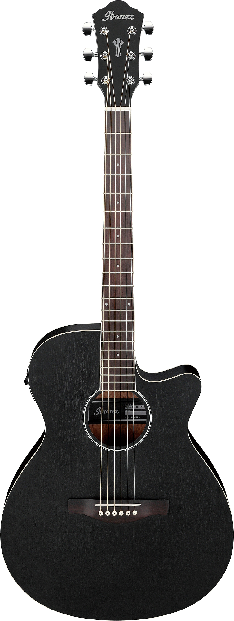 Акустическая гитара Ibanez AEG7MH-WK, Черный - 5