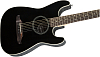 Акустическая гитара Fender STRATACOUSTIC BLACK - 2